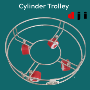 Stainless Steel LPG Gas Cylinder Trolley