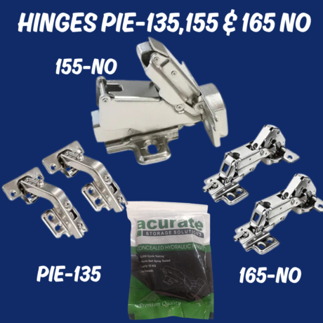 Stainless Steel Hinges- 135,155 & 165 No