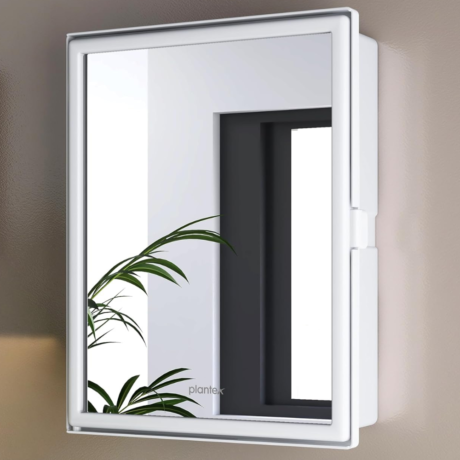 Unbreakable Wall Shelf with Mirror