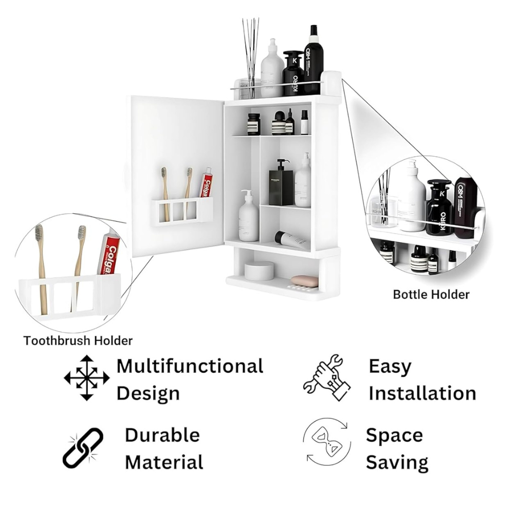 “Smart Space-Saving Mirror Cabinet – Perfect for Modern Bathrooms” - Image 6
