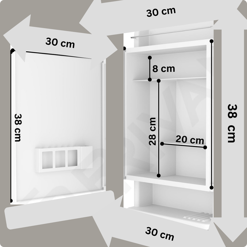 “Smart Space-Saving Mirror Cabinet – Perfect for Modern Bathrooms” - Image 7