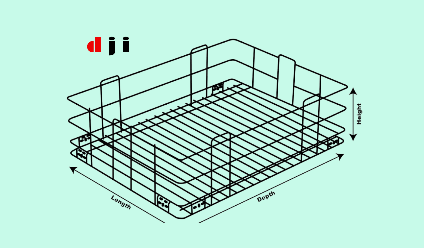 Plain Wire Basket - Image 3