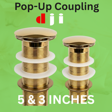 POP Up Waste Coupling- Gold